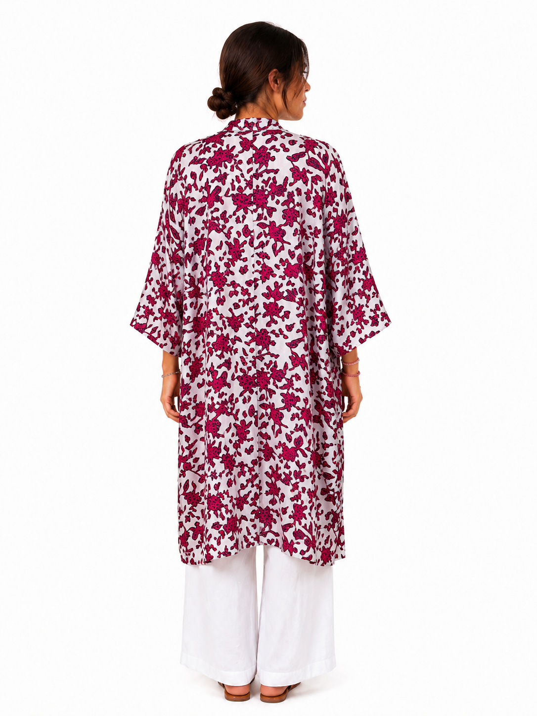 Kimono Satin Fuchsia