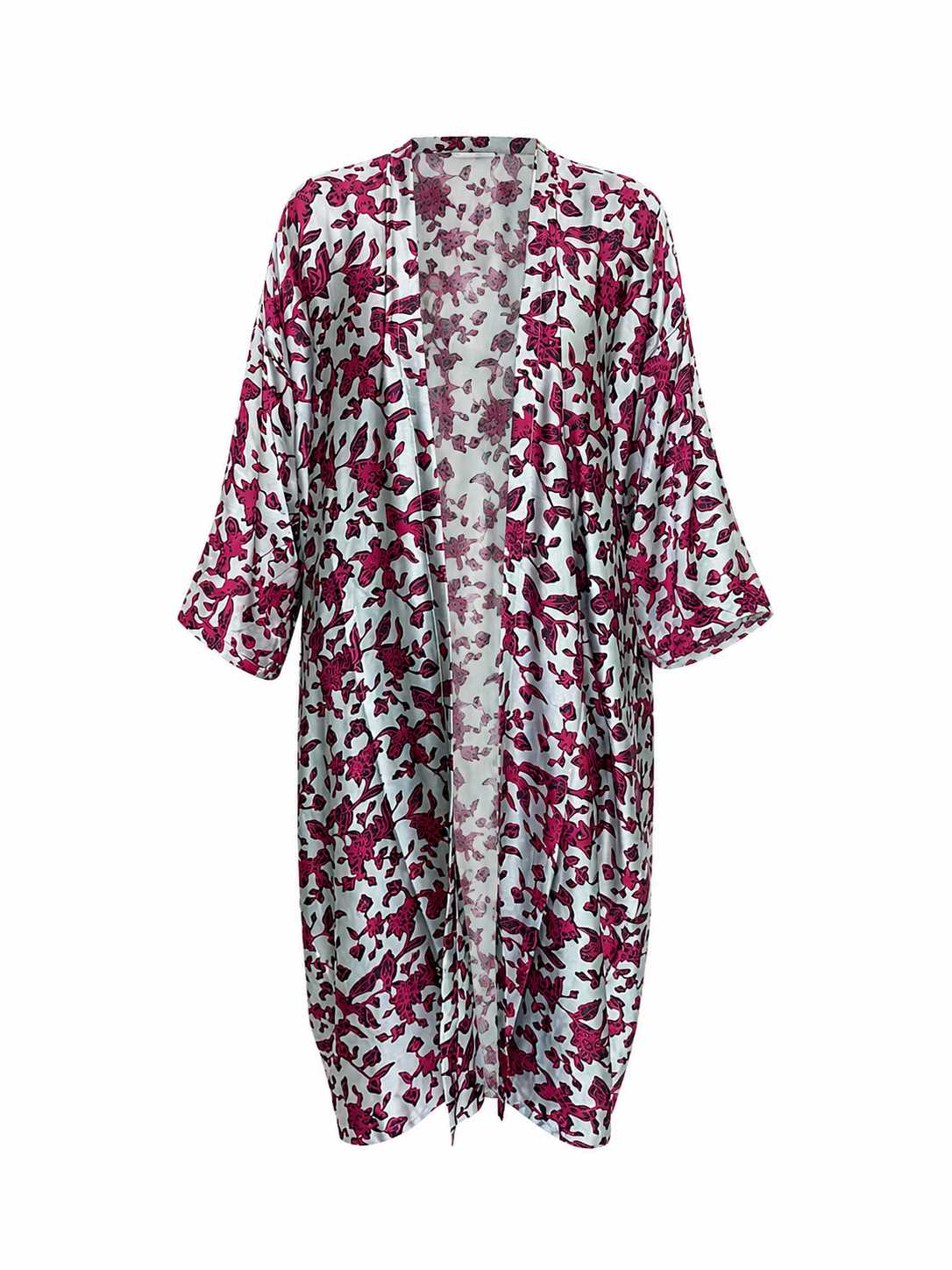 Kimono Satin Fuchsia