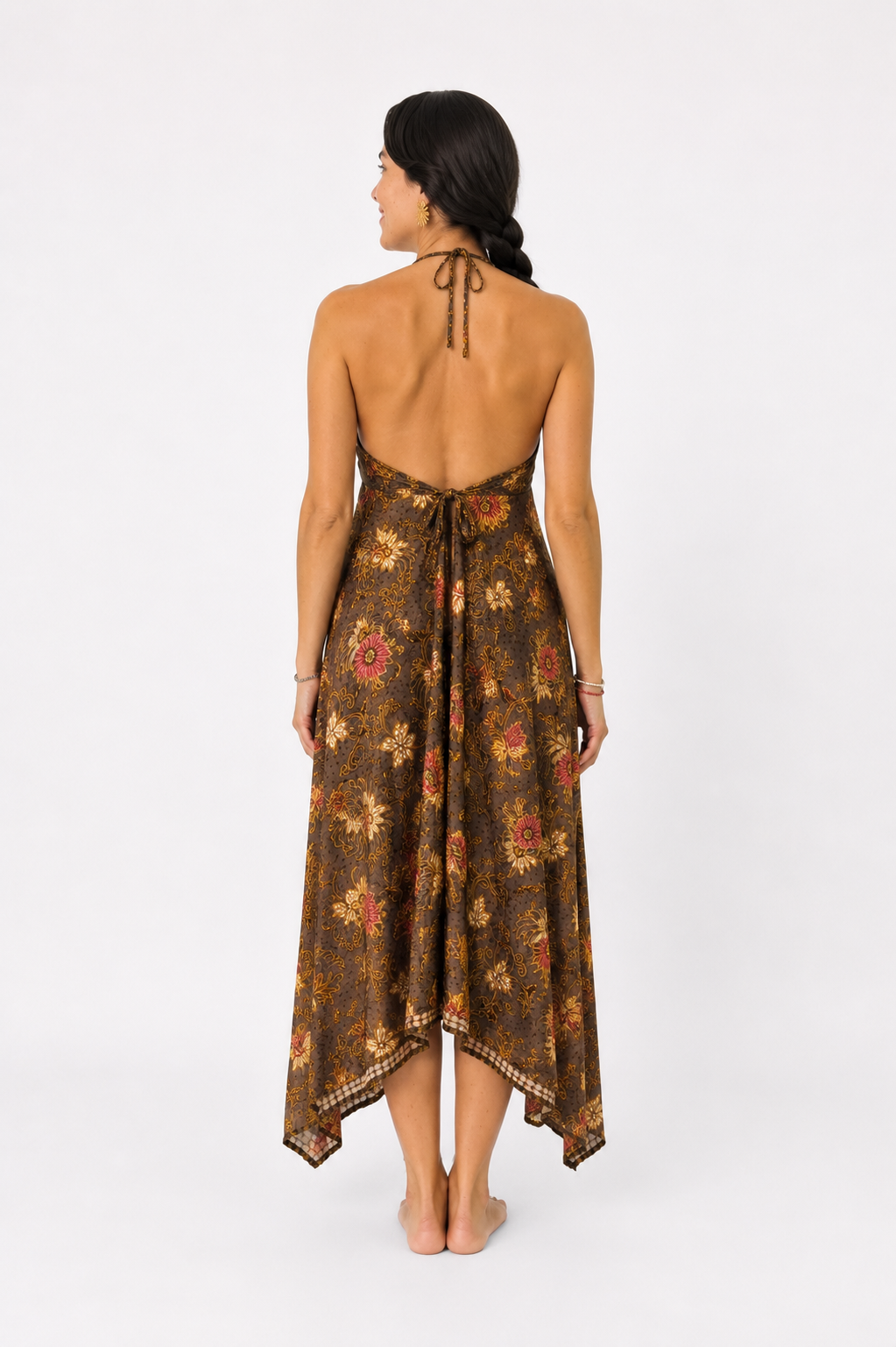 Robe Satinée Bali Bohème