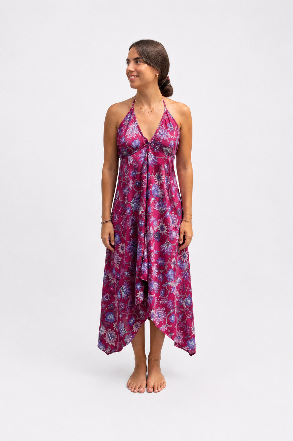 Robe Satinée Pink Paradise