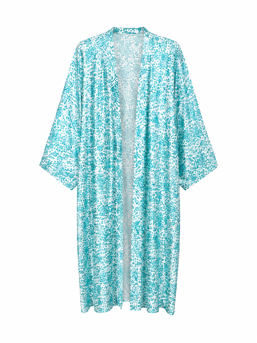 Kimono Satin Turquoise