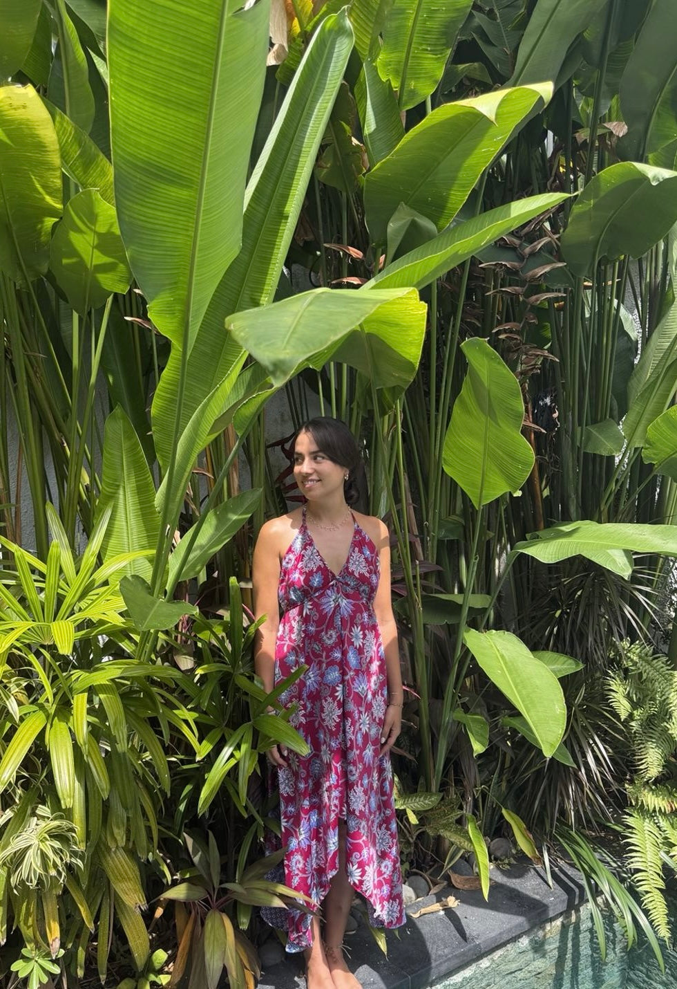Robe Satinée Pink Paradise