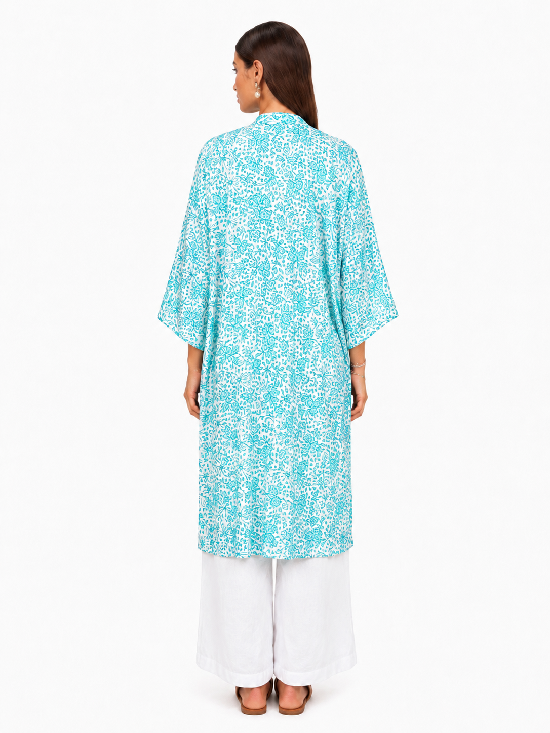 Kimono Satin Turquoise