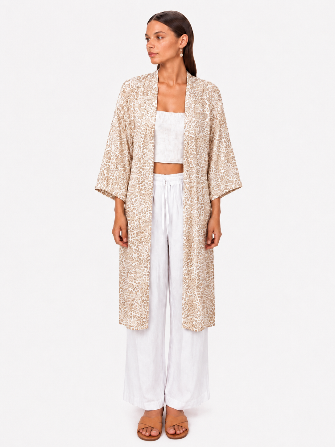 Kimono satin sable