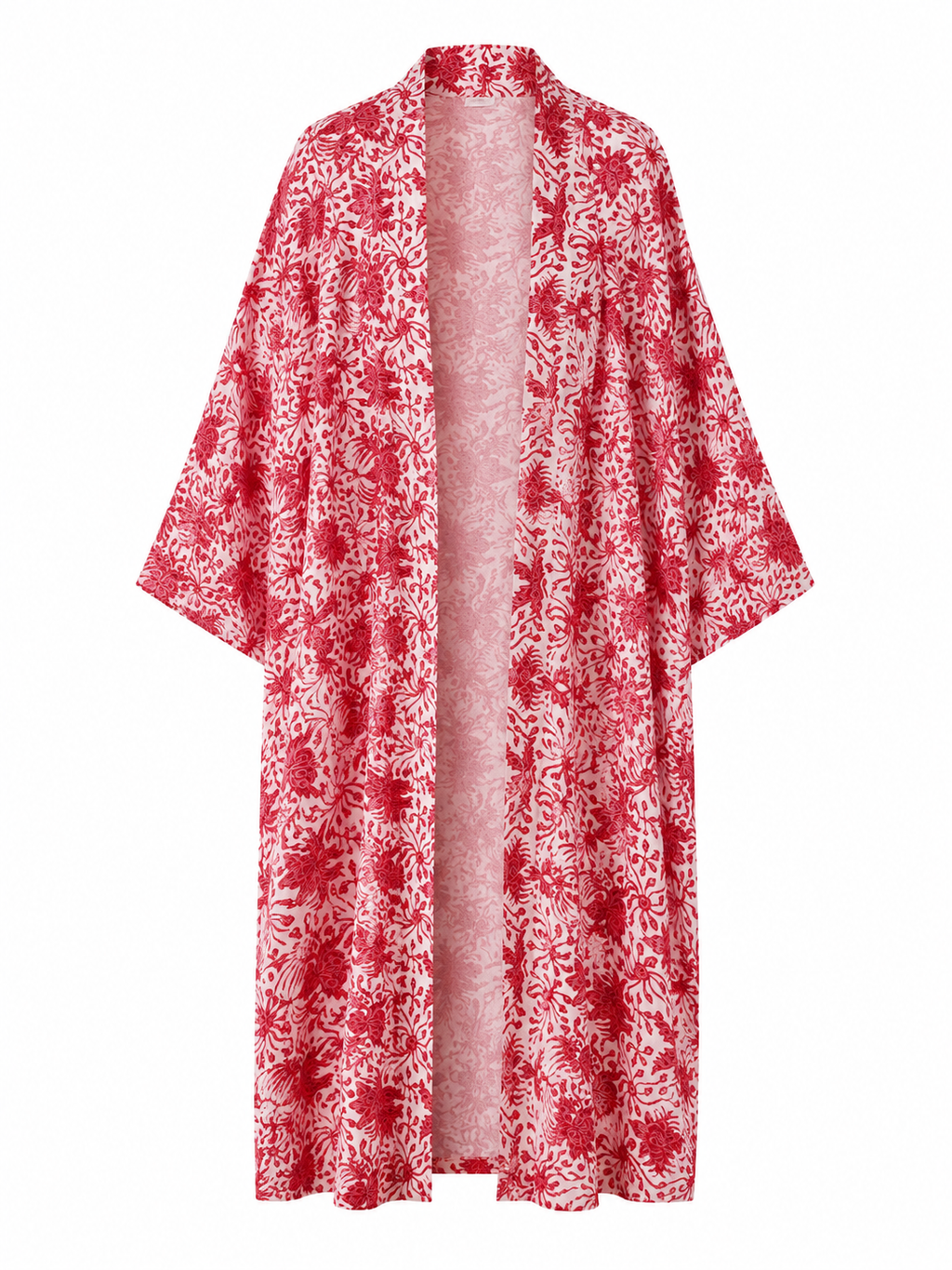 Kimono Satin Rouge