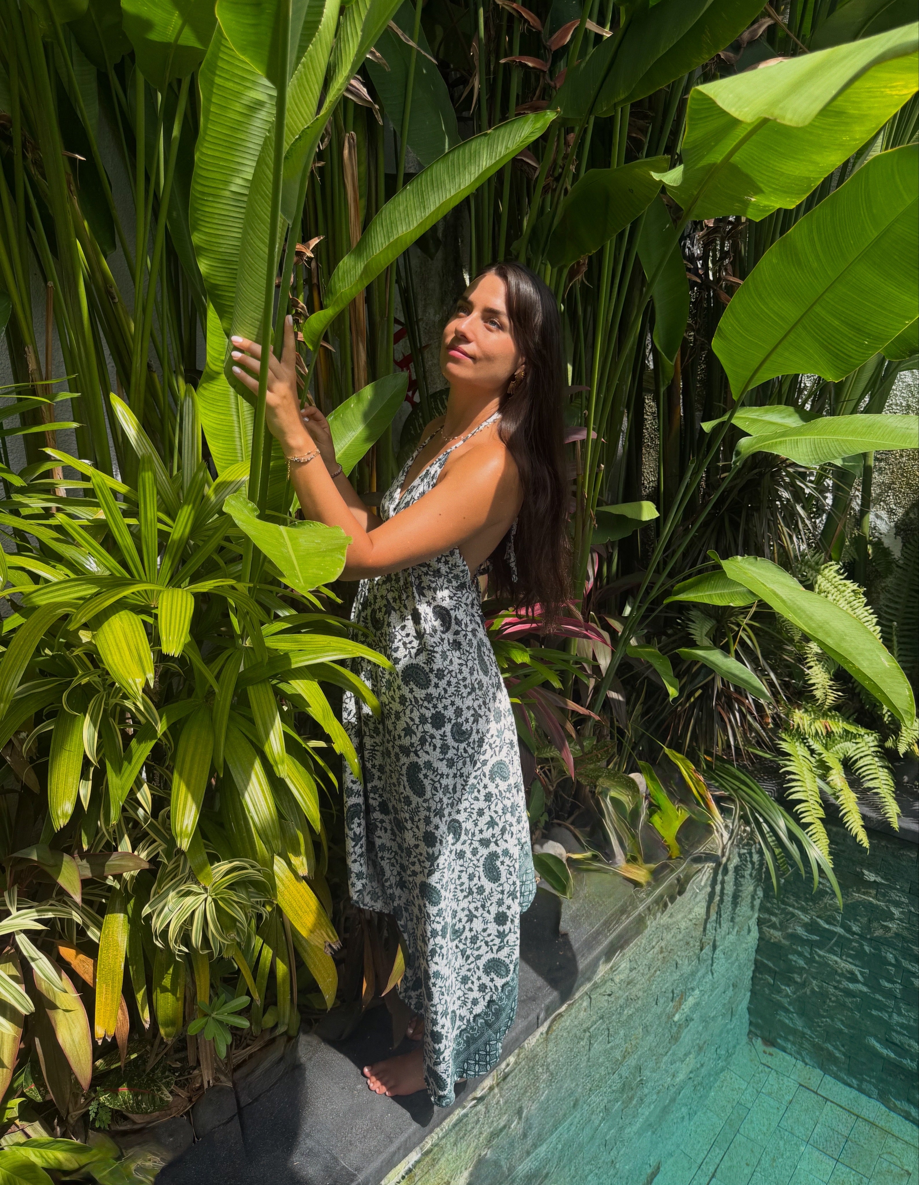 Robe Satinée Moonlight Bali