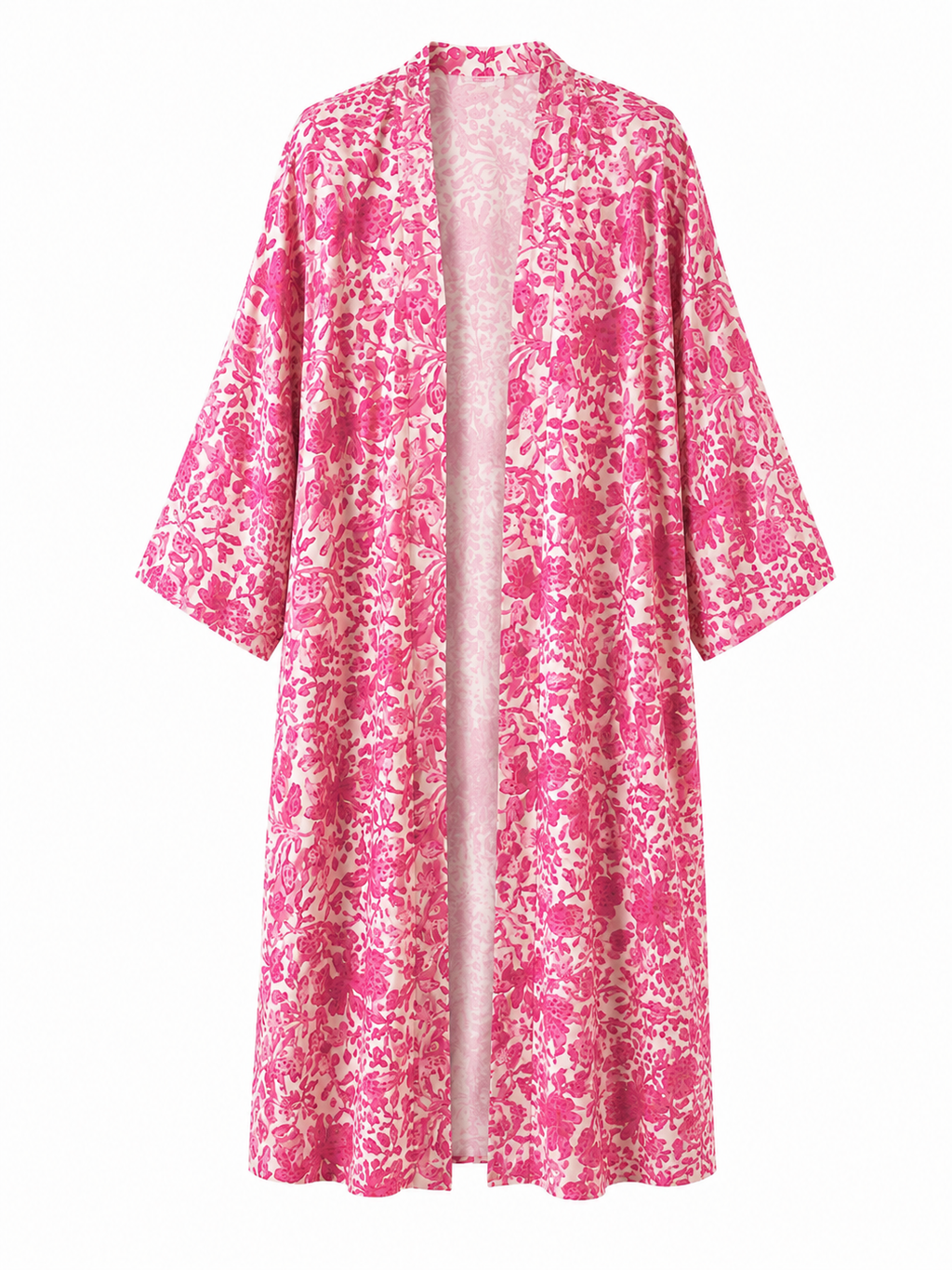 Kimono satin rose